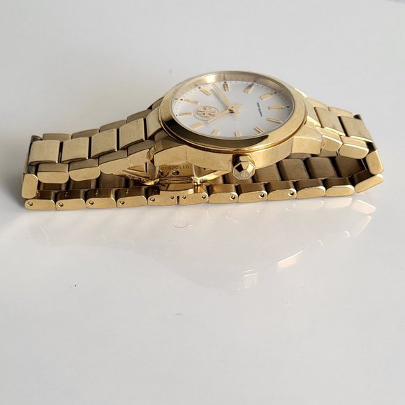 Tory Burch Collins Women's Gold Tone Bracelet Watch - Picture 3 of 9